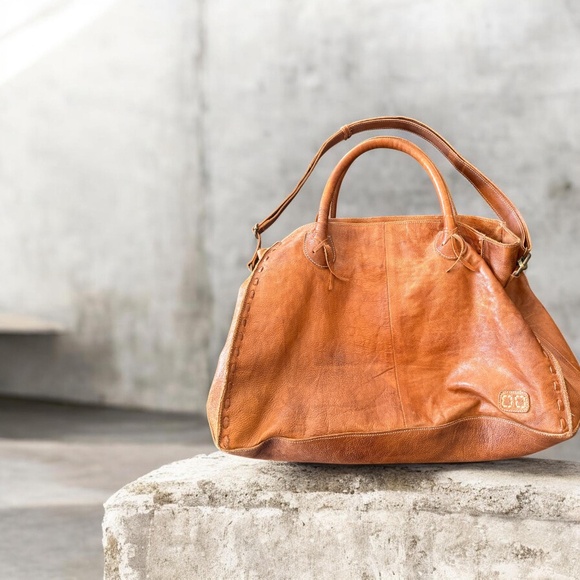 Bed Stu Handbags - Leather Handbag, Bed Stu Rockaway Tote in Tan Rustic